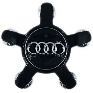 4 Pièces Auto Cache Moyeux Capuchons De Centre pour Audi A3 A4L A5 A6L A8L Q3 Q5, Centre de Jante Capuchons Cache de Roue Centrale Accessoires de