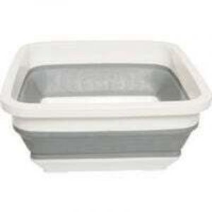 Bassine &agrave; Vaisselle Pliable, Design Peu Encombrant, Facile &agrave; Nettoyer, Lavabo Pliable Rectangulaire, 31.7 x 14.2cm - Id&eacute;ale pour Camping, Caravanes