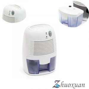 Lling - D&eacute;shumidificateur R&eacute;servoir 1,3 l pour pi&egrave;ces jusqu'&agrave; 20 m&sup2; Effet Peltier blanc Arr&ecirc;t automatique-zhuoxuan