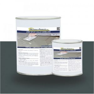 Matpro - Joint &eacute;poxy colle Carrelage - 10 Kg Gris anthracite