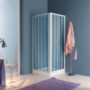 Siro - Cabine de douche d'angle 60-70 x 80-90 cm avec portes