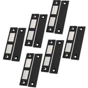 Lot de 6 Ultra Mince Aimant Porte Placard Puissant Loquet de Porte Magn&eacute;tique pour Porte d'armoire, Aimant Fermeture pour Porte Coulissant Aimant