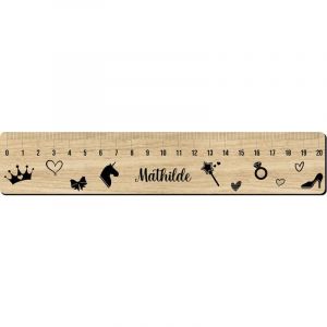 Decoho - Règle graduée 20 cm personnalisée pour écolier · Prénom | Princesse http://www. .com/img/co/108228.jpg - 21 x 4 cm - http://www.