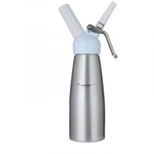Siphon Chantilly Professionnel Aluminium 500ml, Sans Fuite, 3 Douilles en Acier Inoxydable, Siphons à Cuisine, Siphon de Chantilly, Syphon Creme