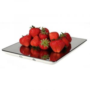 Perel Balance de cuisine, numérique, max. 5 kg, fonction tare, extinction automatique, écran LCD rétroéclairé, miroir