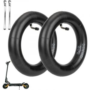 2 Pack 10x2.5 Replacement Inner Tubes with 90 Degree for Nanrobot D4 Plus D6+ Gotrax Gmax Ultra Mantis 10 Pro se Kugoo M4 Zero 10X vsett Scooter