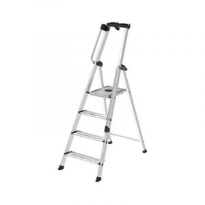 Escabeau pro X STEP 5 marches CENTAURE - Hauteur maxi 3.10m - Marches profondes de 11cm - 275205