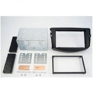 Kit facade Autoradio Fa204B compatible avec Toyota Rav4 06-13 2Din Noir