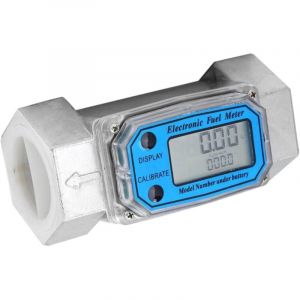 Applicable Débitmètre de Turbine Carburant, Compteur de Débit à Turbine, 15-120L 1,5 Pouce NPT Mini débitmètre numérique à Turbine Débitmètre de