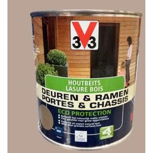 V33 - Lasure Portes et chassis 4 ans Eco Protection Terre glaise 0,75 l