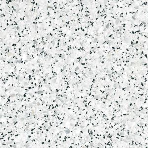 V&eacute;ritable Carreau Terrazzo fond blanc inclusions gris Esco 60x30 cm bo&icirc;te de 0.72m2 Satin&eacute; - Gioia Materia