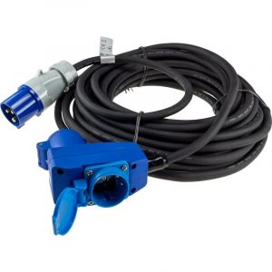 CHILITEC Rallonge CEE 16A/3600W, 3 p&ocirc;les, 15 m, avec prise