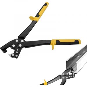 Pince a Sertir Placo Pince &agrave; Sertir pour Cloison S&egrave;che Pinces pour Plaques de Pl&acirc;tre Acier Robuste Poign&eacute;e Boulon Sertissage Cloisons S&egrave;ches Pinces &agrave;