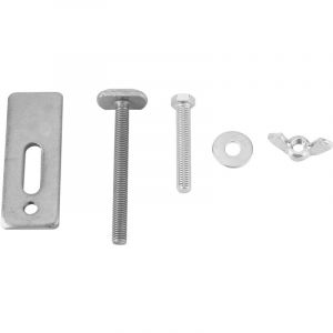 Plaque de serrage à rainure en T en fer de 8 cm pour table de défonceuse à bois pour machine de gravure CNC