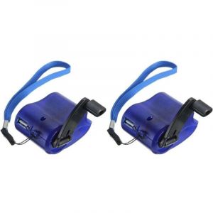 Chargeur d'urgence USB &agrave; manivelle pour t&eacute;l&eacute;phone portable MP4, g&eacute;n&eacute;rateur de manivelle pour l'ext&eacute;rieur, chargeur d'urgence avec port USB,