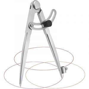 Compas de Mesure, compas professionnel grand, compas professionnel menuisier, Compas à Pointes Sèches, Pour le dessin circulaire, le travail du bois,