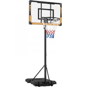 Yaheetech - Panier de Basket Portable Réglable en Hauteur Panier de Basket Extérieur/Intérieur pour Moins de 10 Ans