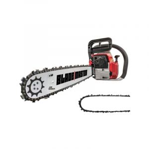 Tron&ccedil;onneuse thermique 65cc 3,9cv 50cm avec kit de protections et 1 cha&icirc;ne extra - BLADEMASTER DE POWERGROUND
