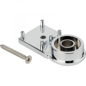 Novellini &ndash; Kit charni&egrave;re sup&eacute;rieure Young 2.0 &ndash; Fixation robuste pour porte et paroi de douche &ndash; Finition m&eacute;tal &eacute;l&eacute;gante &ndash; Fabrication italienne