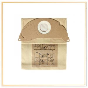 Lot de 10 sacs d'aspirateur compatibles avec les aspirateurs K&auml;rcher A2003, A2004, A2014 CarVac, A2024 PT, A2054 ME, A2064 PT, A2704 PT, sacs