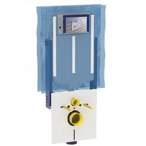 Geberit - R&eacute;servoir Encastr&eacute; Avec Support Combifix Sigma8 Pour wc Suspendu