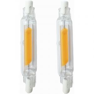 Lot de 3 Ampoules 20W R7S LED 118mm Dimmable, R7S LED Ampoule Blanc Chaud 3200K, Ampoules COB Double Ended 1200LM, Ampoules R7S LED 118mm, &Eacute;clairage