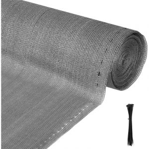 Einfeben - Brise vue renforcé 1.8 x 20 m Brise vue Pour Balcon hdpe barrière maille pare brise Gris