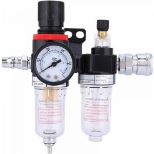 R&eacute;gulateur de pression du filtre &agrave; air 1/4 S&eacute;parateur d'eau de l'huile Filtre &agrave; air Compresseur d'air Filtre du compresseur d'air avec coupe du