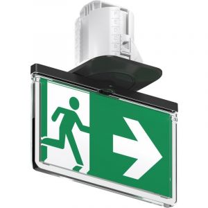 Kaufel &ndash; &Eacute;clairage encastr&eacute; BrioSpot R BAES autotestable SATI &ndash; Noir mat &ndash; Indice de protection IP65 &ndash; &Eacute;conomie d'&eacute;nergie LED &ndash; Garantie 3 ans