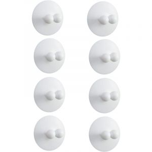 Ccykxa - 8 Pcs Support de Brosse à Dents,Porte Brosse à Dents Ventouse,Porte-Brosse à Dents Mural en Silicone,sans Poinçonnage Convient pour Brosse à