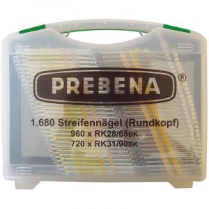 Clous à tête ronde Prebena dans étui artisanal RK-BOX