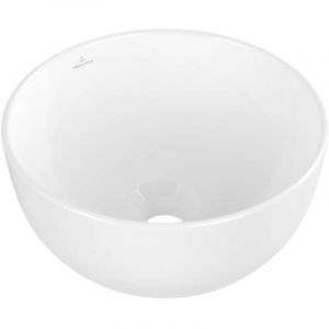 Villeroy & Boch Artis - Vasque, diam&egrave;tre 33 cm, sans trop-plein, CeramicPlus, blanc alpin 438932R1