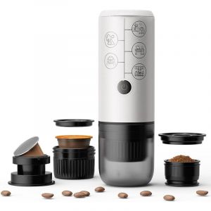 3-in-1 Portable Espresso Machine With NO Heating Function, Type-C Charging Electric Espresso Maker, 17 Bar Mini Coffee Maker For NESPRESSO/DolceGusto