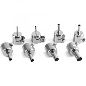 8pcs Kits de Buses de Soudage , pour station de soudage à air chaud série 850, outil de buse pour station de soudage pour pistolet à air chaud