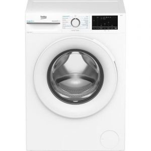 Lave-linge hublot BEKO BM0WT49211 - 9 kg - Induction - L60cm - 1200 trs/min - Classe A - Blanc