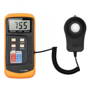 Luxmètre numérique à intensité lumineuse, plage manuelle de 200 à 200 000 lux, photomètre LCD portable, testeur d'intensité lumineuse pour