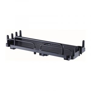 Noir) Étagère de Douche télescopique sans perçage 28-44 cm, Suspendre pour Salle de Bain, étagère de Rangement pour Barre de Douche de 18 à 25 mm