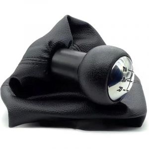 Pommeau Voiture pour Peugeot 307 Pommeau Voiture 5 Vitesses Pommeau De Levier Vitesse Soufflet Couvercle Coffre Bâton Leviers Vitesse
