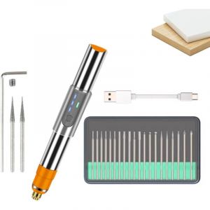 Stylo de gravure &eacute;lectrique, stylo de gravure pour les mat&eacute;riaux Outil de gravure Graveur de crayon de gravure, outil rotatif en m&eacute;tal