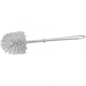 No Brand - Brosse &agrave; wc plastique blanc sans nettoyant p.rebords d. 90 mm