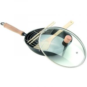 Wok En Fer T/cristal Induction - 24 Cm