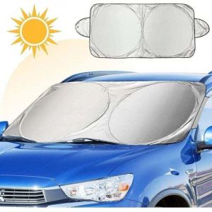 Pare-Soleil Voiture pour Pare-Brise Avant, Pare-Soleil pour Pare-Brise Anti-UV et Isolation Thermique, Pare-Soleil Pliable pour Voiture Adapt&eacute; &agrave; la