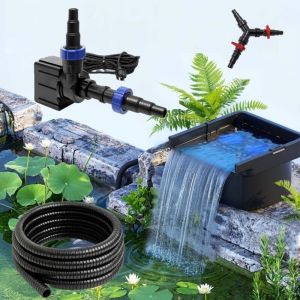 Pack Cascade - Lame D'Eau 40 cm + Pompe + Tuyau pour bassin, piscine ou fontaine