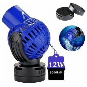 Jalleria - JVP-132 Pompe à Vagues, 8000L/H 12 Watt Pompe de Brassage Wave Maker pour Aquarium 100150cm Pompe de Circulation Pour l'eau Douce et Salée