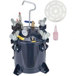 Mophorn - Réservoir de peinture à air comprimé 10 L/2,5 gal, support en métal et produit d'étanchéité pour réparation de fuites pour l'industrie, la