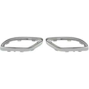 Couvercle d'embout d'&eacute;chappement chrom&eacute; brillant, garniture de remplacement pour mercedes-benz A B C E GLC classe cls W177 W247 W205 W213 X253 C257