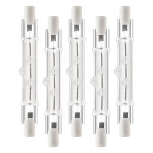 300W 230V, Ampoule Lin&eacute;Aire Halog&egrave;Ne R7S, Lampe Halog&egrave;Ne &agrave; Intensit&eacute; Variable pour L'&eacute;Clairage de Paysage de Travaux de