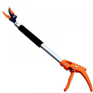 S&eacute;cateur d'arbres &ndash; S&eacute;cateur l&eacute;ger avec t&ecirc;te rotative &Eacute;lagueur confortable avec manche t&eacute;lescopique &agrave; longue port&eacute;e &Eacute;lagueur &agrave; branches courtes pour