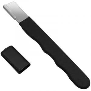 Largeight - 1 Pcs Sharpener de Couteaux, Aiguiseur d'outils de jardin, Aff&ucirc;teur de Lame de Couteau dur Aiguiseur Diamant Poche avec Poign&eacute;e