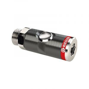 Riegler - Accouplement de s&eacute;curit&eacute; rotatif avec bouton poussoir. no 7.4mm ag G1/2